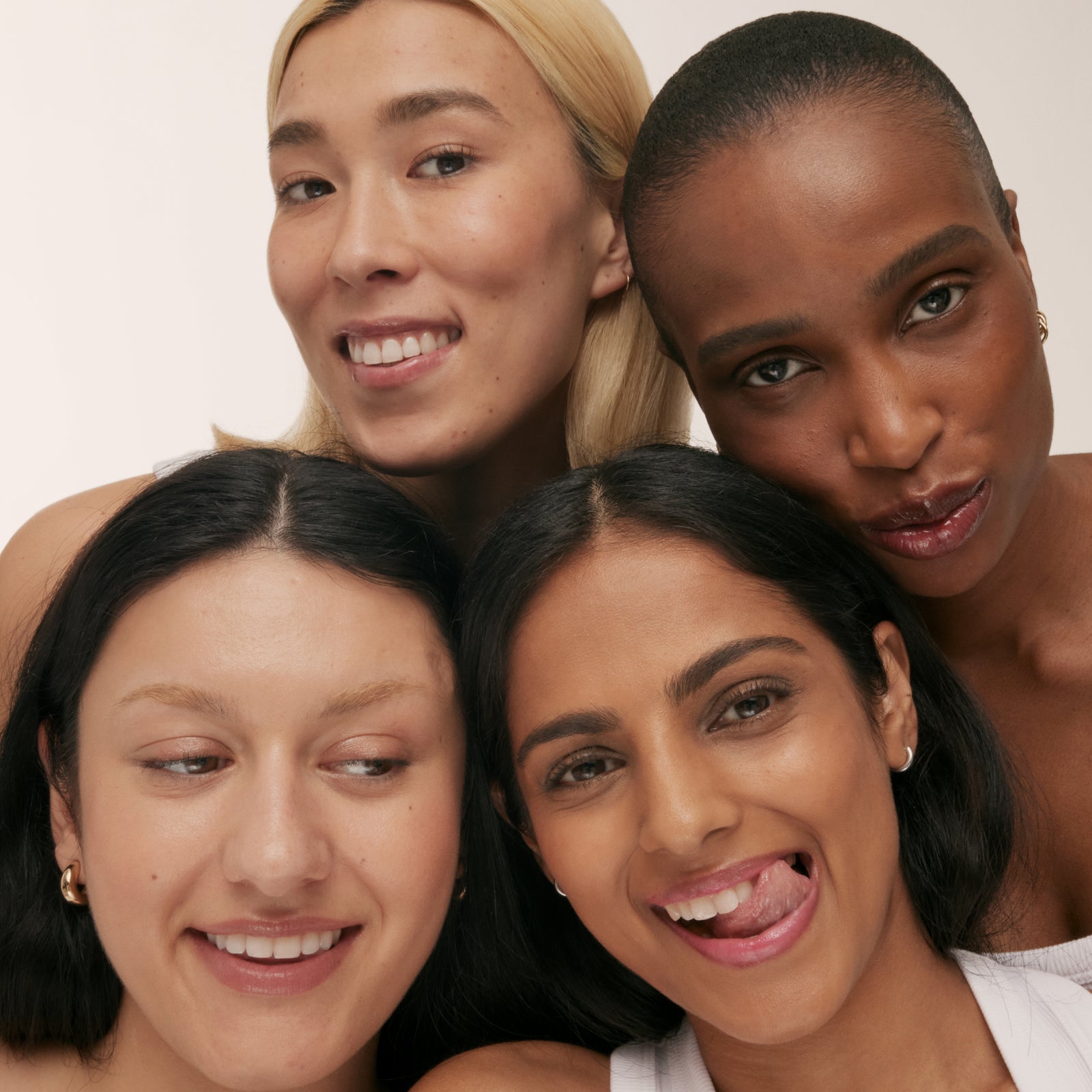 Models smiling wearing Lip Tint 