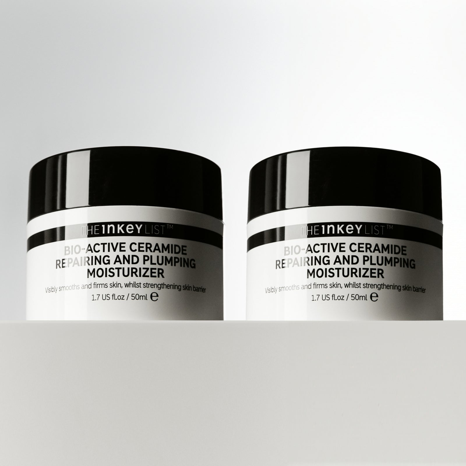 Studio shot of 2x Bio-Active Ceramide Moisturiser Duo studio