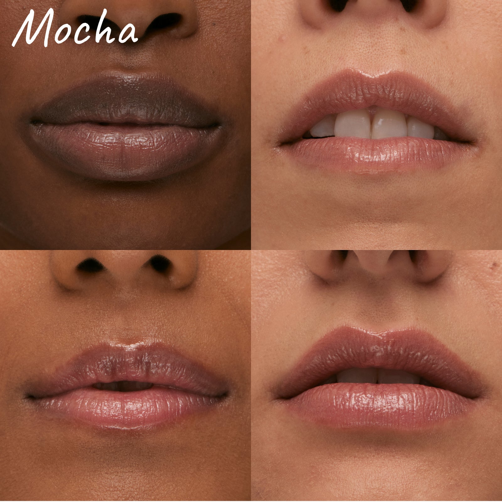 Mocha Tripeptide Lip on model